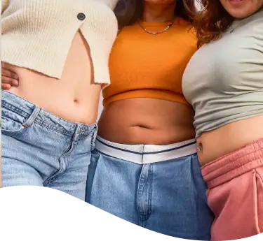 Mujer con cólicos menstruales